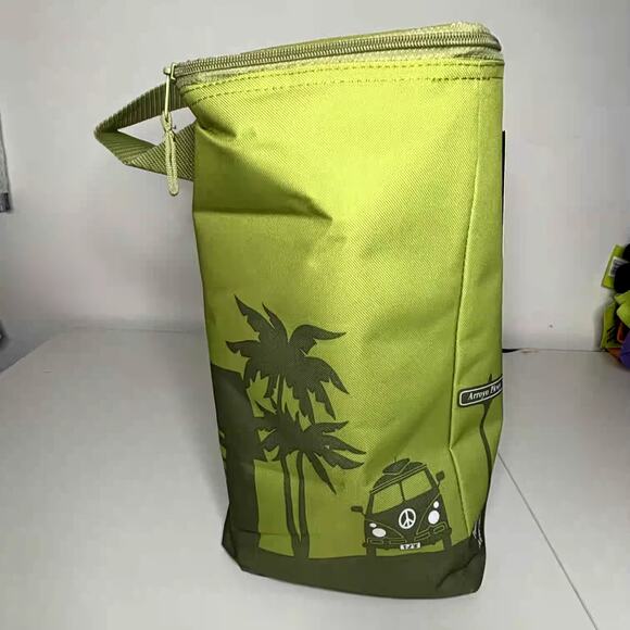 Set of 3 — Trader Joe’s Large Reusable Insulated Cooler Tote Bag Olive Green NWT - Picture 11 of 16